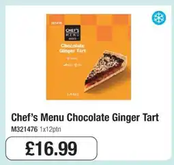 Makro Chef's Menu Chocolate Ginger Tart offer