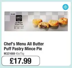 Makro Chef’s Menu All Butter Puff Pastry Mince Pie offer