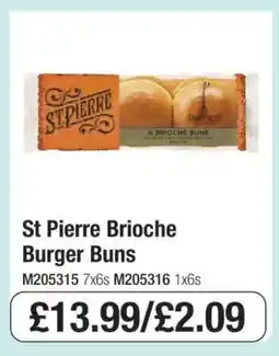 Makro St Pierre Brioche Burger Buns offer