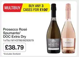 Makro Prosecco Rosé Spumante DOC Extra Dry offer