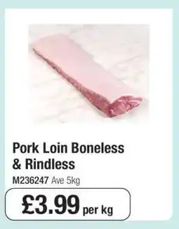 Makro Pork Loin Boneless & Rindless offer