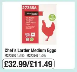 Makro Chef’s Larder Medium Eggs offer
