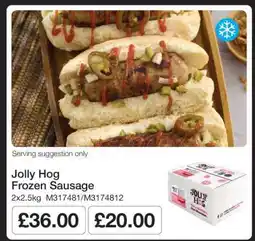 Makro Jolly Hog Frozen Sausage offer