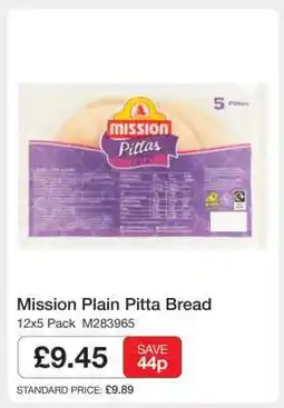Makro Mission Plain Pitta Bread offer