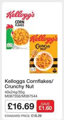 Makro Kelloggs Cornflakes/Crunchy Nut offer