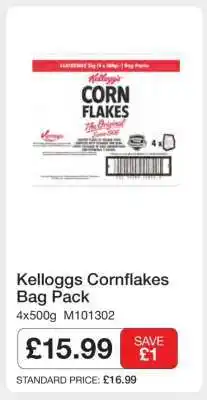 Makro Kelloggs Cornflakes Bag Pack offer