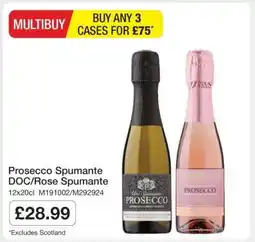 Makro Prosecco Spumante DOC/Rosé Spumante offer