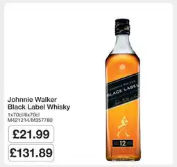 Makro Johnnie Walker Black Label Whisky offer