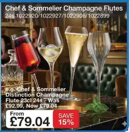 Makro Chef & Sommelier Champagne Flutes offer