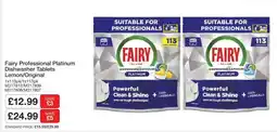 Makro Fairy Professional Platinum Dishwasher Tablets Lemon/Original offer