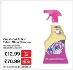 Makro Vanish Oxi Action Fabric Stain Remover offer