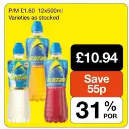 Makro Lucozade offer