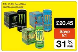 Makro Monster Energy Drink offer
