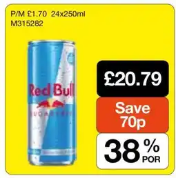 Makro Red Bull Sugarfree offer