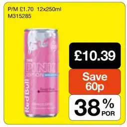Makro Red Bull Pink Edition offer