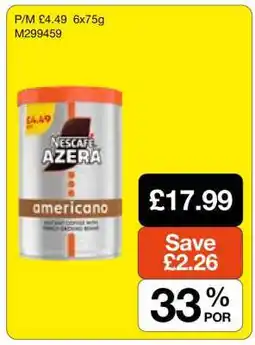 Makro Nescafé Azera Americano offer