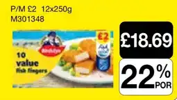 Makro 10 value fish fingers offer
