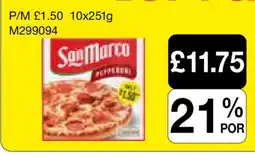 Makro San Marco Pepperoni Pizza offer