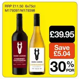 Makro Dark Horse Cabernet Sauvignon & Chardonnay offer