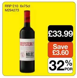 Makro Beefsteak Malbec offer