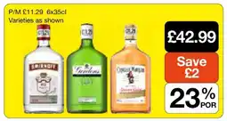 Makro Smirnoff, Gordon's, Captain Morgan offer