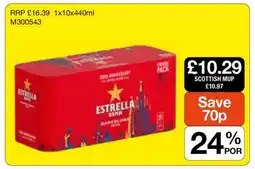 Makro Estrella Damm offer