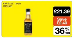 Makro Jack Daniel's 12x5cl offer