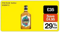 Makro Lamb's Spiced Rum offer