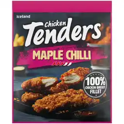 Iceland Iceland Chicken Tenders Maple Chilli 450g offer
