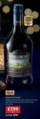 Aldi Classic Irish Cream offer