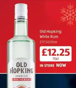 Aldi Old Hopking White Rum offer