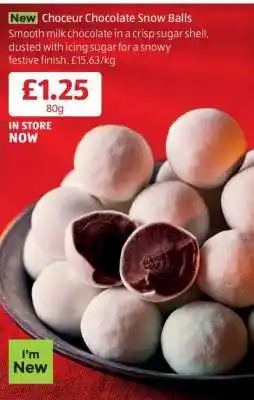Aldi Choceur Chocolate Snow Balls offer