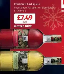 Aldi Infusionist Gin Liqueur offer