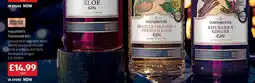Aldi Haysmith's Flavoured Gin offer