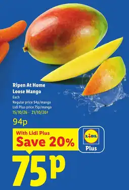 Lidl Loose Mango offer