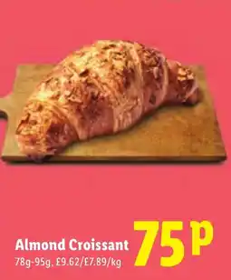 Lidl Almond Croissant offer