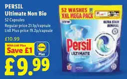 Lidl Persil ultimate non bio offer