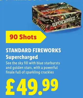 Lidl Standard Fireworks Supercharged offer