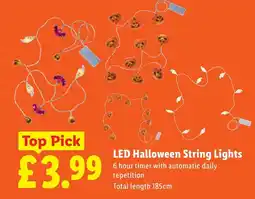 Lidl Led Halloween String Lights offer