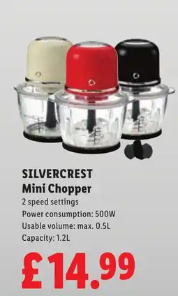 Lidl Silvercrest mini chopper offer