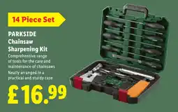 Lidl Parkside Chainsaw Sharpening Kit offer
