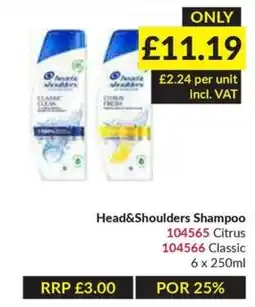 Musgrave MarketPlace Head&Shoulders Shampoo offer
