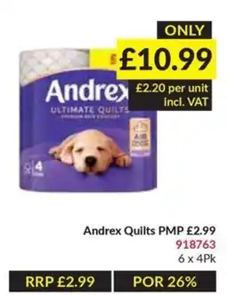 Musgrave MarketPlace Andrex Quilts offer