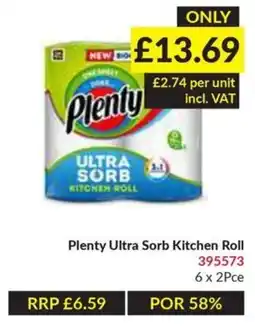Musgrave MarketPlace Plenty ultra sorb kitchen roll offer