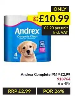 Musgrave MarketPlace Andrex Complete PMP offer