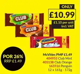 Musgrave MarketPlace McVities Club Mint offer