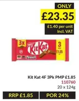 Musgrave MarketPlace Kit Kat 4F offer