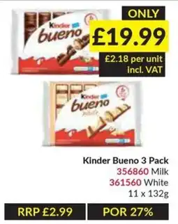 Musgrave MarketPlace Kinder bueno 3 Pack offer