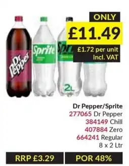 Musgrave MarketPlace Dr Pepper/ Sprite offer