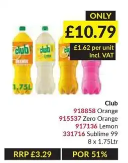 Musgrave MarketPlace Club soft drinks offer